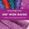 108” Wide Backing: Design A Winning Game Plan